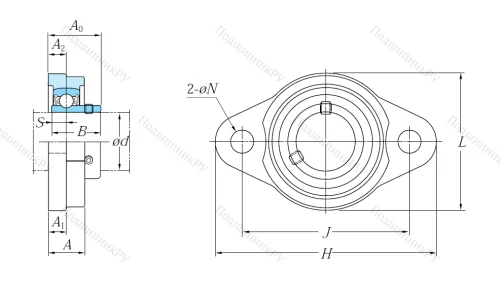 Подшипниковый узел UFL 003 JE 1 в Челябинске