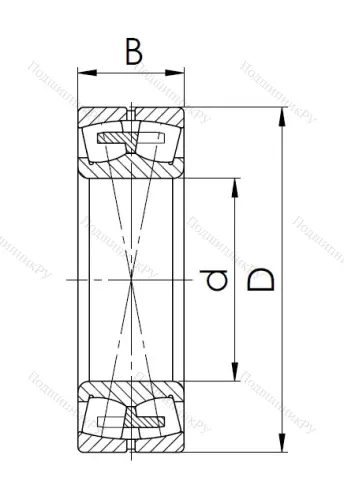 Сферический роликовый подшипник 3526 Н (22226 MW 33) в Челябинске