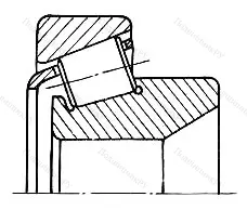 Модификация подшипника 6-137205А размер 25x52x16,25 ГПЗ-28 от производителя  ГПЗ-28