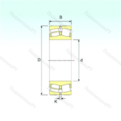 Подшипник роликовый радиальный самоцентрирующийся 232/500