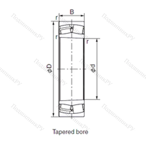 Подшипник роликовый радиальный 22316EXK