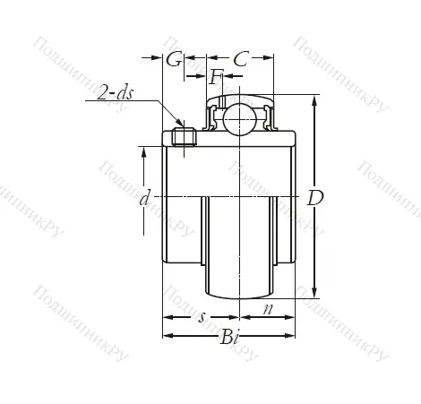 Корпусный подшипник  UCX 10 в Челябинске