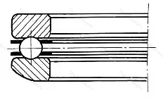 Подшипник  53412 (28412) размер 60x130x54 от производителя  SKF