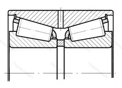 Подшипник  597726 размер 129,96x250x149,25