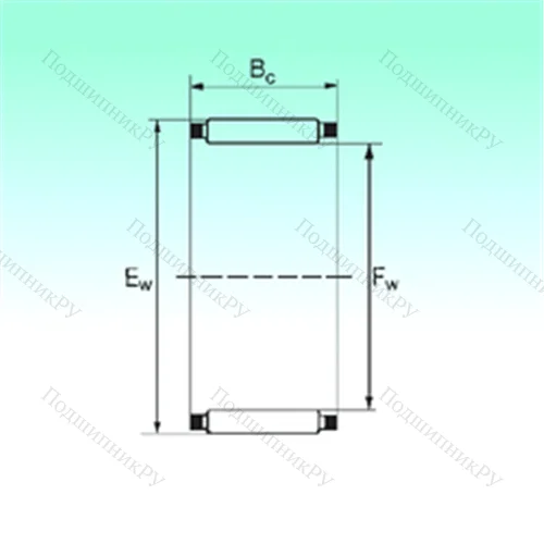 Подшипник игольчатый радиальный K 15x19x17 от производителя  NBS