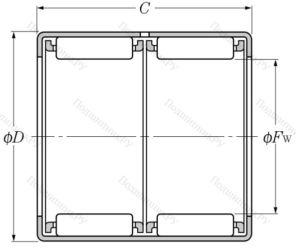 Подшипник HK 1522 AS 1 ZW