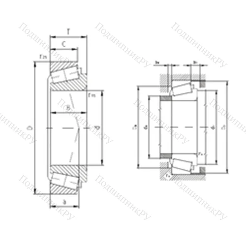 Подшипник роликовый радиально-упорный 32315BA от производителя  ZVL