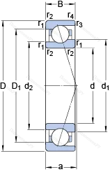 Подшипник 71903 CE/HCP 4A