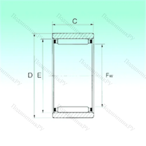 Подшипник игольчатый радиальный RNAO 8x15x10 TN от производителя  NBS