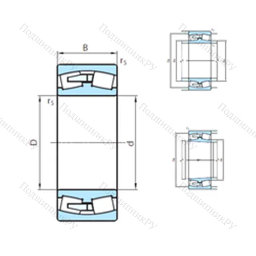 Подшипник роликовый радиальный самоцентрирующийся 22340CW 33MB