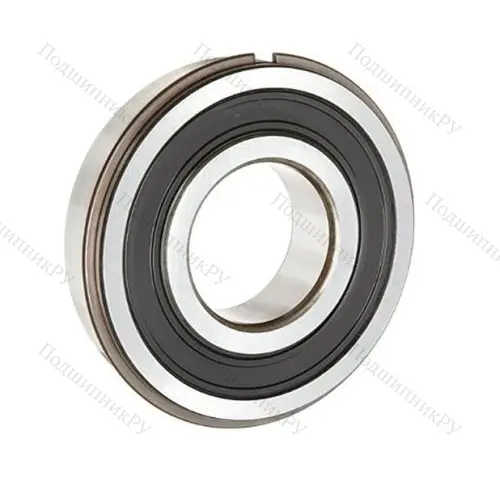 Однорядный шариковый подшипник 6006 2RS NR от производителя  KOYO
