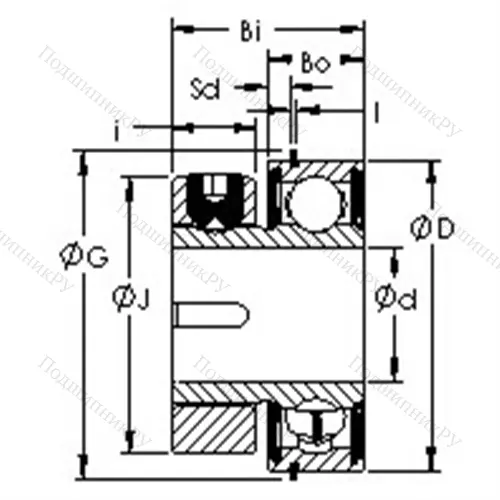 Подшипниковый узел S 3PPG 4 от производителя  AST
