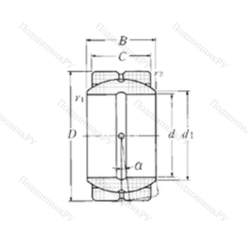 Подшипник скольжения сферический SA 4-150 от производителя  NTN