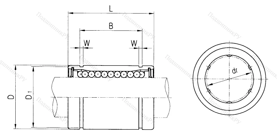 Подшипник LM 25 UU в Челябинске