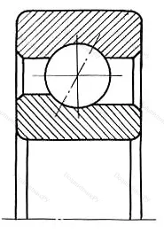 Модификация подшипника 6-1766810Ю размер 50x65x7 от производителя  ГПЗ-2