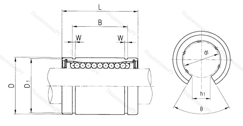 Подшипник LM 20 UU OP в Челябинске