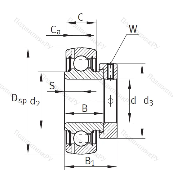 Корпусный подшипник GRAE 45 XL NPP B в Челябинске