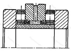 Подшипник  504708 (РИК4075) размер 40x75/65x54 от производителя  ГПЗ-3