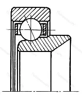 Модификация подшипника 226902К11 размер 14,418x31,717x9,65 от производителя  ГПЗ-5