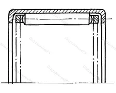 Подшипник HK 1516 размер 15x21x16 от производителя  SKF