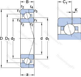 Подшипник 7003 ACE/P 4AH в Челябинске