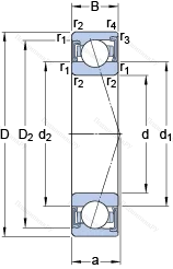 Подшипник S 7001 ACD/HCP 4A в Челябинске