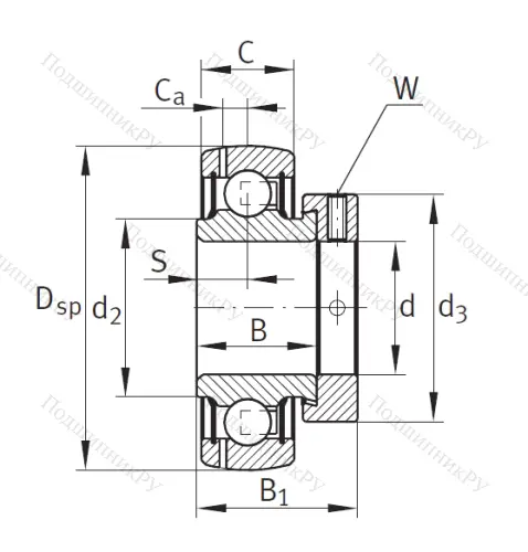 Корпусный подшипник GRAE 30 XL NPP B в Челябинске