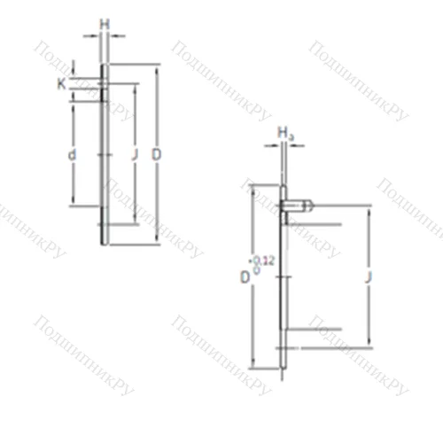 Подшипник скольжения PCMW 487402 M от производителя  SKF