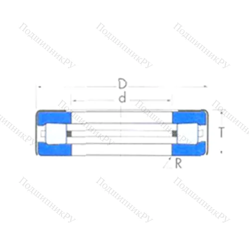 Подшипник роликовый упорный T 104W от производителя  TIMKEN