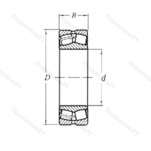 Подшипник роликовый радиальный самоцентрирующийся 22230CW 33