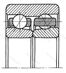 Модификация подшипника 3086304Л размер 20x52x22,2 от производителя  ГПЗ-23