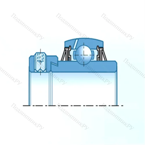 Подшипник шариковый радиальный UEL 205D 1