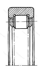 Подшипник  292109 (RNU 1009) размер 52,5x75x16