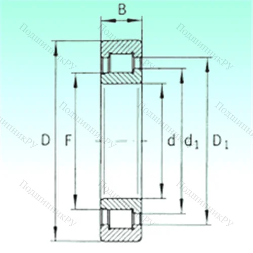 Подшипник роликовый радиальный SL 192318