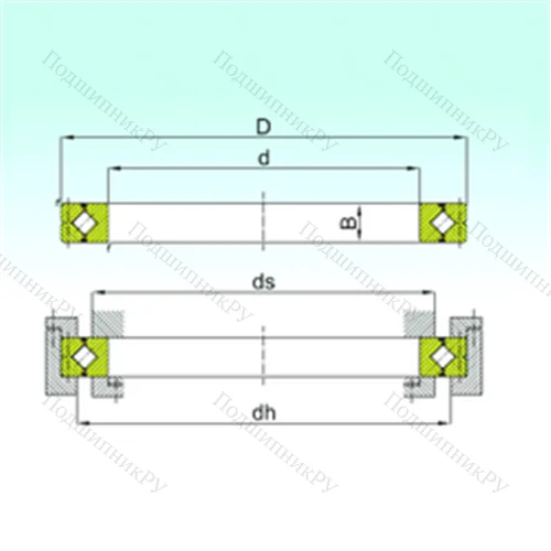Подшипник роликовый опорно-поворотный CRB 6013 от производителя  ISB