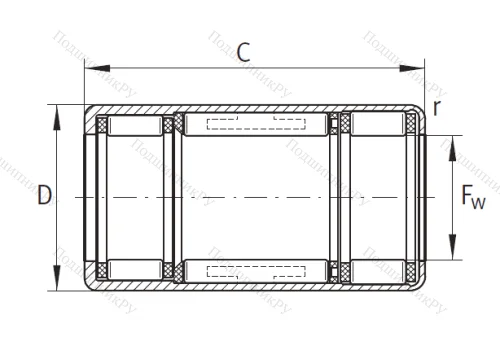 Подшипник обгонной муфты обгонная муфта HFL 2530 L 564 в Челябинске