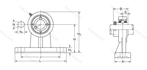Подшипниковый узел UCPH 210 (UCHP 210) в Челябинске
