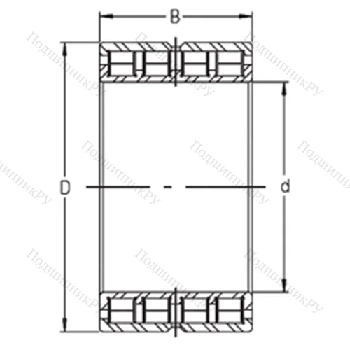 Подшипник роликовый радиальный SL 12 940