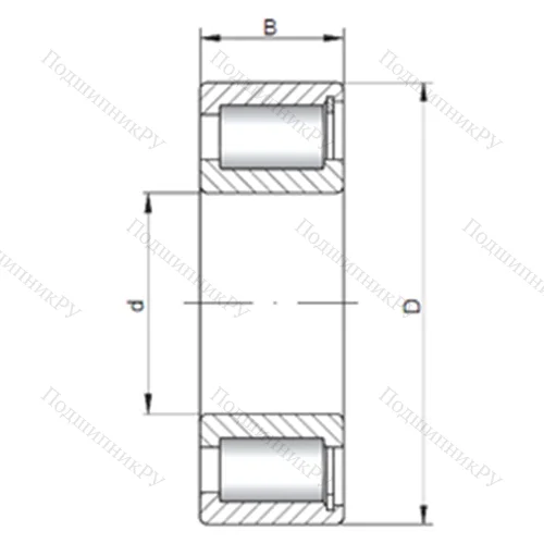 Подшипник роликовый радиальный NCF 2913 V от производителя  CX