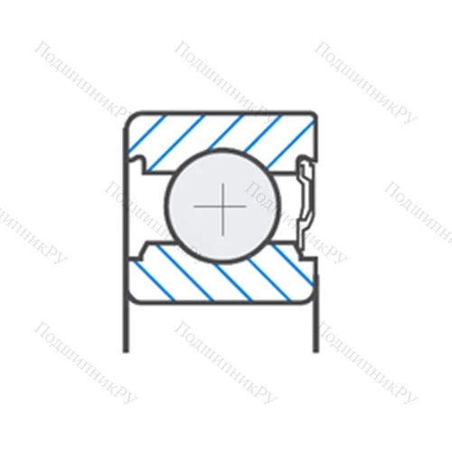 Подшипник шариковый радиальный B 32-3CC 5