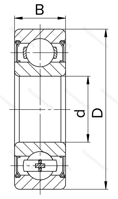 Миниатюрный шариковый подшипник 80023 T (623 ZZT) I0XJO8UCWV в Челябинске