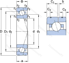 Подшипник 7004 ACE/HCP 4AL в Челябинске